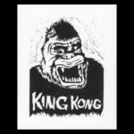 King Kong Linoleum Block Print