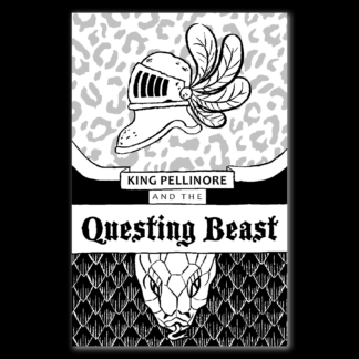 King Pellinore and the Questing Beast accordion fold maze book