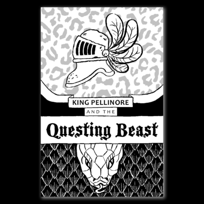 King Pellinore and the Questing Beast accordion fold maze book